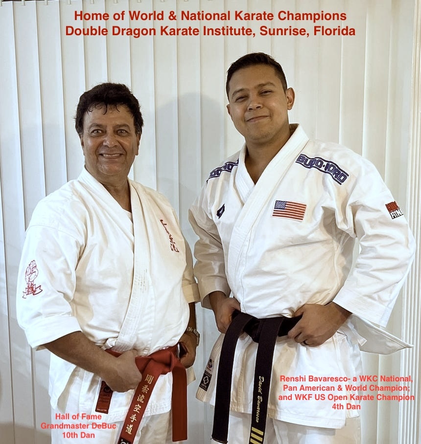 Home of Champions at Double Dragon Karate Institute dojo in Sunrise Florida